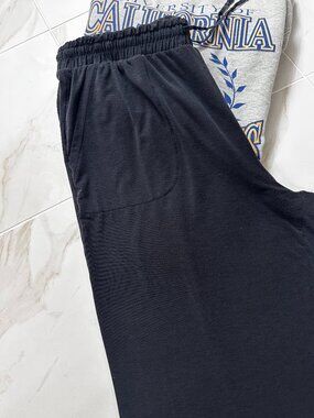 GAP BODY Truesleep Lightweight Tie Waist Lounge Pants Black Sz. M Women's